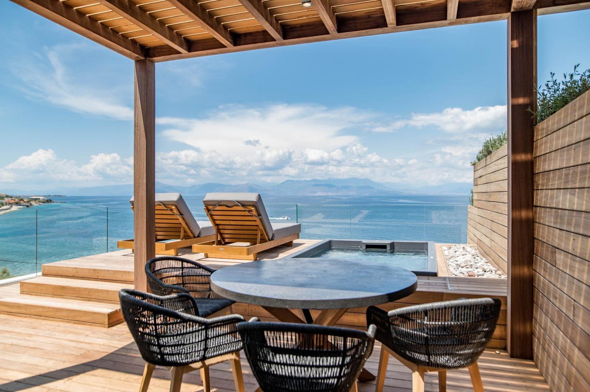 Alissachni Seaside Hotel Dervéni Kültér fotó