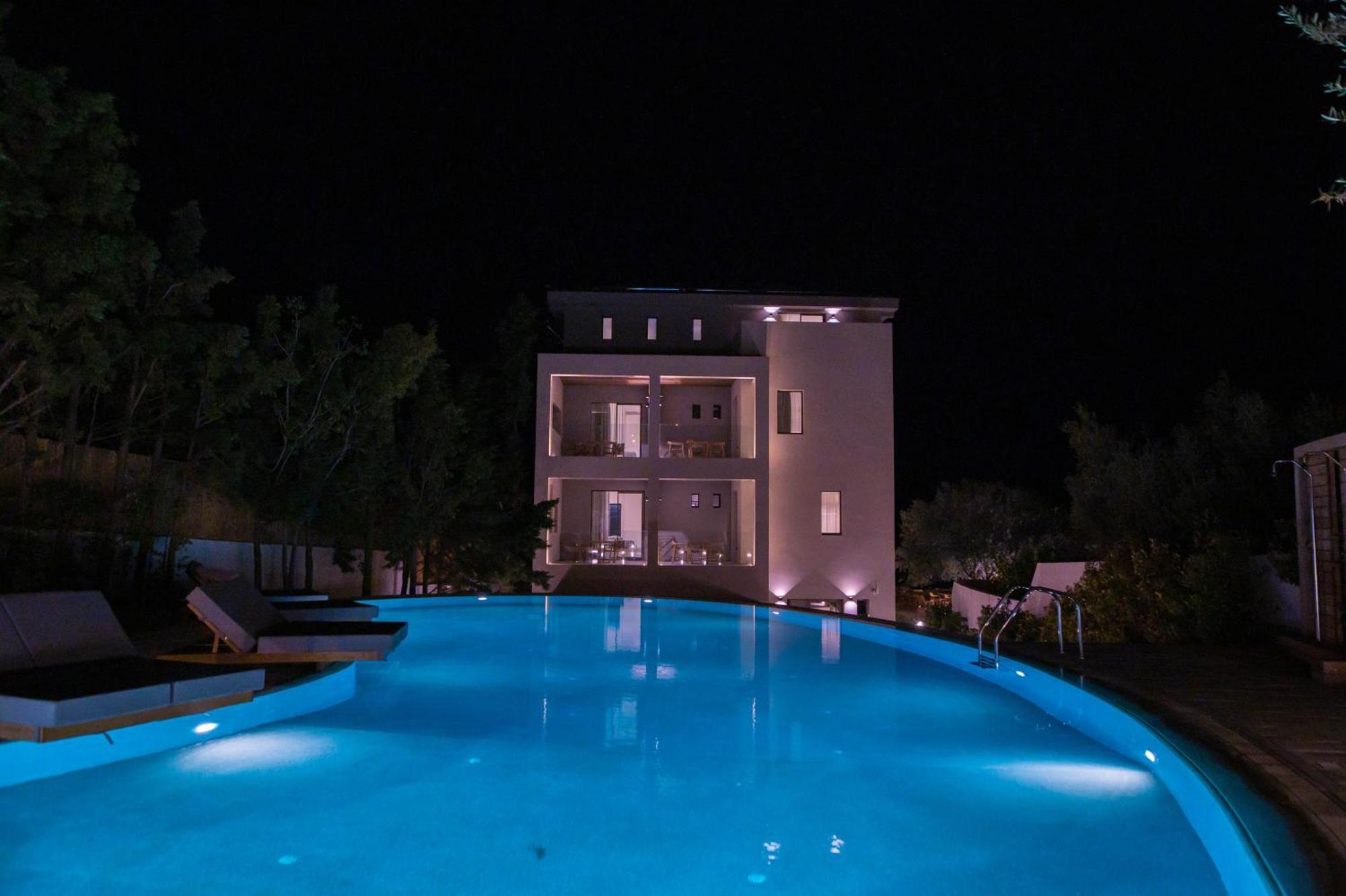 Alissachni Seaside Hotel Dervéni Kültér fotó