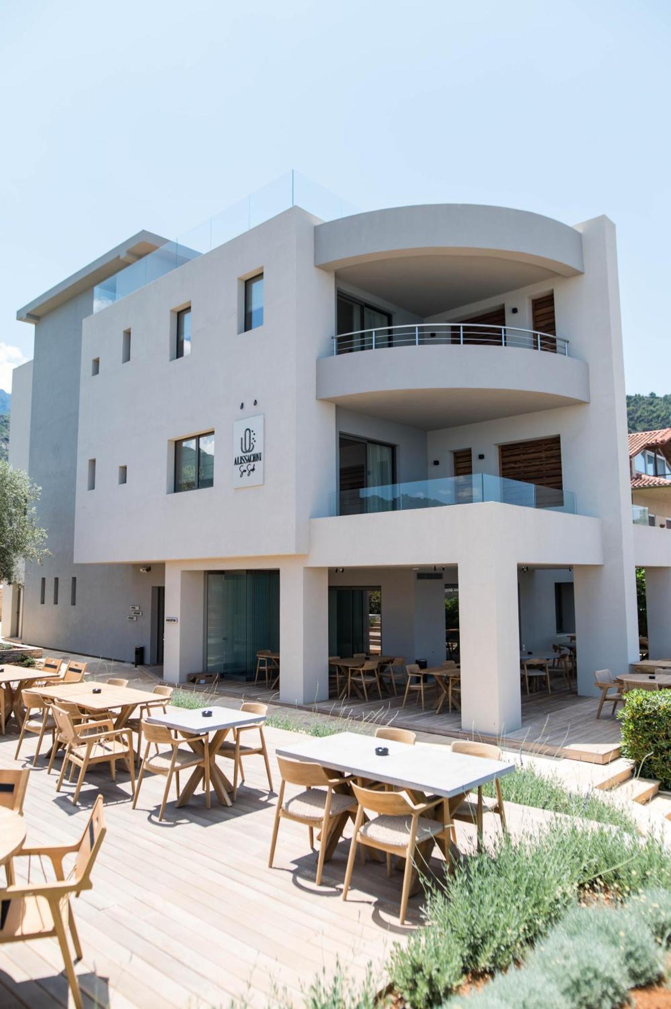 Alissachni Seaside Hotel Dervéni Kültér fotó